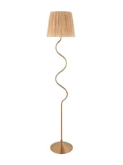 Gallery Home Aged Brass Wriggle Floor Light - Image 9 of 9