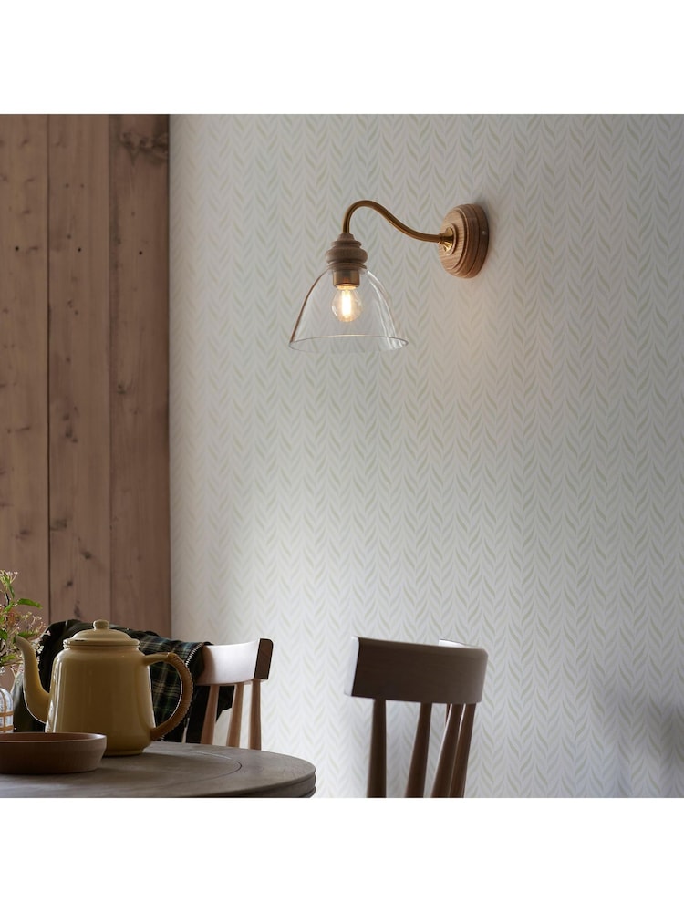 Gallery Home Natural Ash Cotswold Wall Light - Image 1 of 6