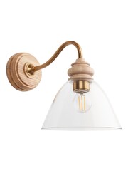 Gallery Home Natural Ash Cotswold Wall Light - Image 6 of 6