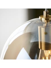Gallery Home Satin Brass Kelda Shaped Pendant Ceiling Light - Image 5 of 8
