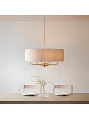 Gallery Home Vintage Brass Highclere 8 Pendant Ceiling Light - Image 1 of 8