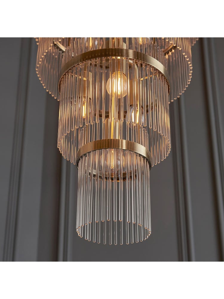 Gallery Home Antique Brass Marietta Extra Large Pendant Ceiling Light - Image 2 of 7 Gallery Home Antique Brass Marietta Extra Large Pendant Ceiling Light - Image 2 of 7