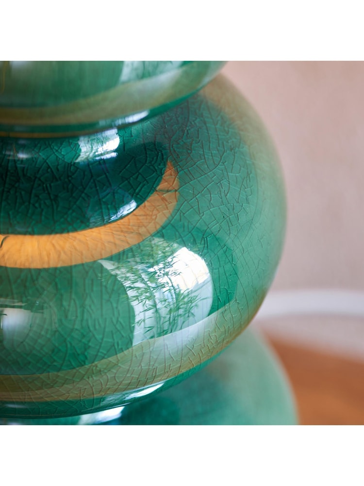 Gallery Home Gloss Green Monroe Table Lamp - Image 2 of 5