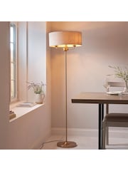 Gallery Home Vintage Brass Highclere Floor Light - Image 1 of 4