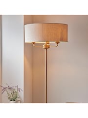 Gallery Home Vintage Brass Highclere Floor Light - Image 2 of 4