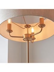 Gallery Home Vintage Brass Highclere Floor Light - Image 3 of 4