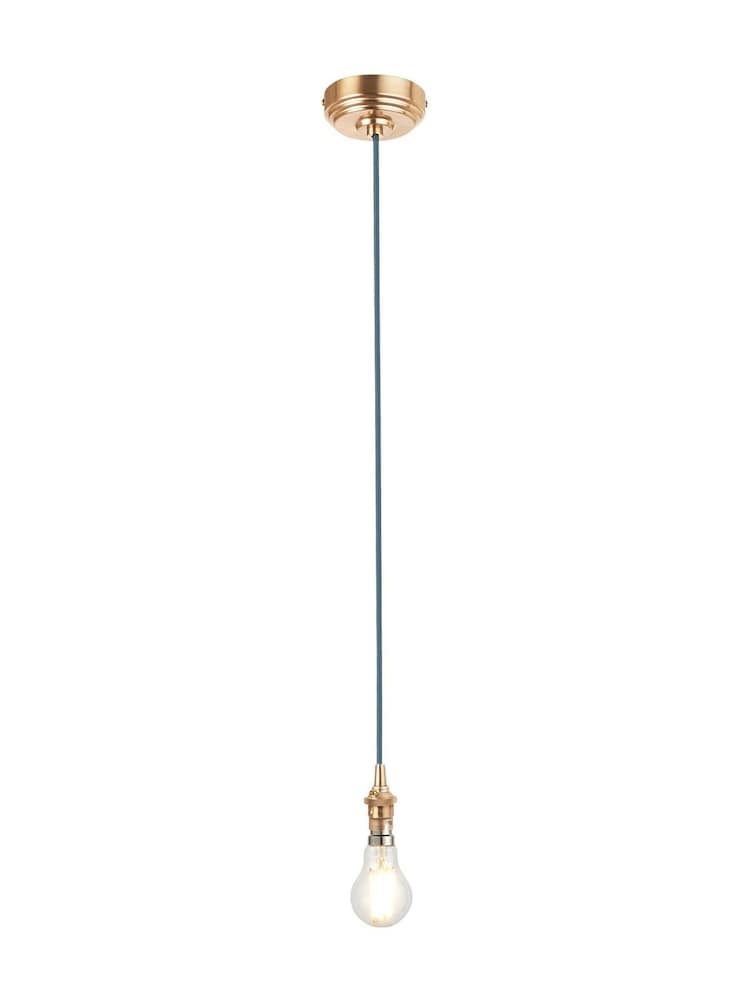 Gallery Home Blue Eltham Pendant Ceiling Light - Image 1 of 3
