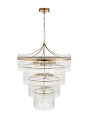 Gallery Home Antique Brass Marietta 16 Light Pendant Ceiling Light - Image 7 of 8