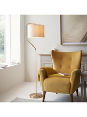 Gallery Home Brass Clement Floor Light - Image 1 of 7