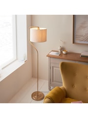 Gallery Home Brass Clement Floor Light - Image 2 of 7