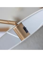 Gallery Home Brass Clement Floor Light - Image 4 of 7