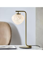 Gallery Home Satin Brass Mali Table Lamp - Image 1 of 7