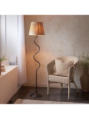 Gallery Home Black Wriggle Floor Light - Image 1 of 6
