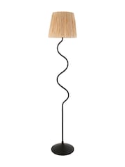 Gallery Home Black Wriggle Floor Light - Image 5 of 6