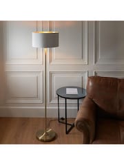 Gallery Home Antique Brass Highclere Floor Light - Image 1 of 6