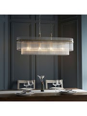 Gallery Home Antique Brass Marietta 4 Light Pendant Ceiling Light - Image 1 of 7