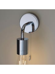 Gallery Home Chrome Modern Wall Light - Image 3 of 6