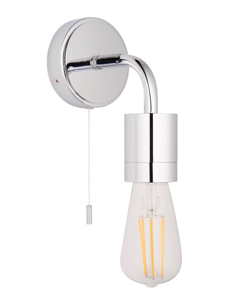 Gallery Home Chrome Modern Wall Light - Image 6 of 6