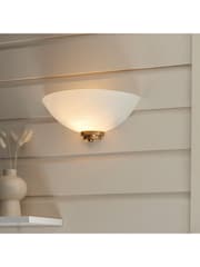 Gallery Home Brass Welles Wall Light - Image 1 of 7