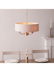 Gallery Home Vintage Brass Highclere Pendant Small Ceiling Light - Image 1 of 6