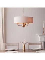 Gallery Home Vintage Brass Highclere Pendant Small Ceiling Light - Image 2 of 6
