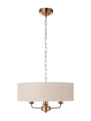 Gallery Home Vintage Brass Highclere Pendant Small Ceiling Light - Image 5 of 6