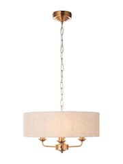Gallery Home Vintage Brass Highclere Pendant Small Ceiling Light - Image 6 of 6