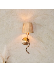 Gallery Home Aged Brass Wriggle Wall Light - Image 1 of 7