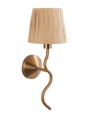 Gallery Home Aged Brass Wriggle Wall Light - Image 7 of 7