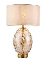 Gallery Home Champagne Elin Dimple Table Lamp - Image 4 of 5