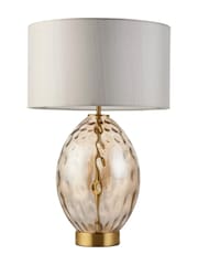 Gallery Home Champagne Elin Dimple Table Lamp - Image 5 of 5