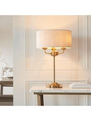 Gallery Home Vintage Brass Highclere Table Lamp - Image 1 of 7