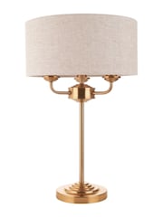 Gallery Home Vintage Brass Highclere Table Lamp - Image 7 of 7