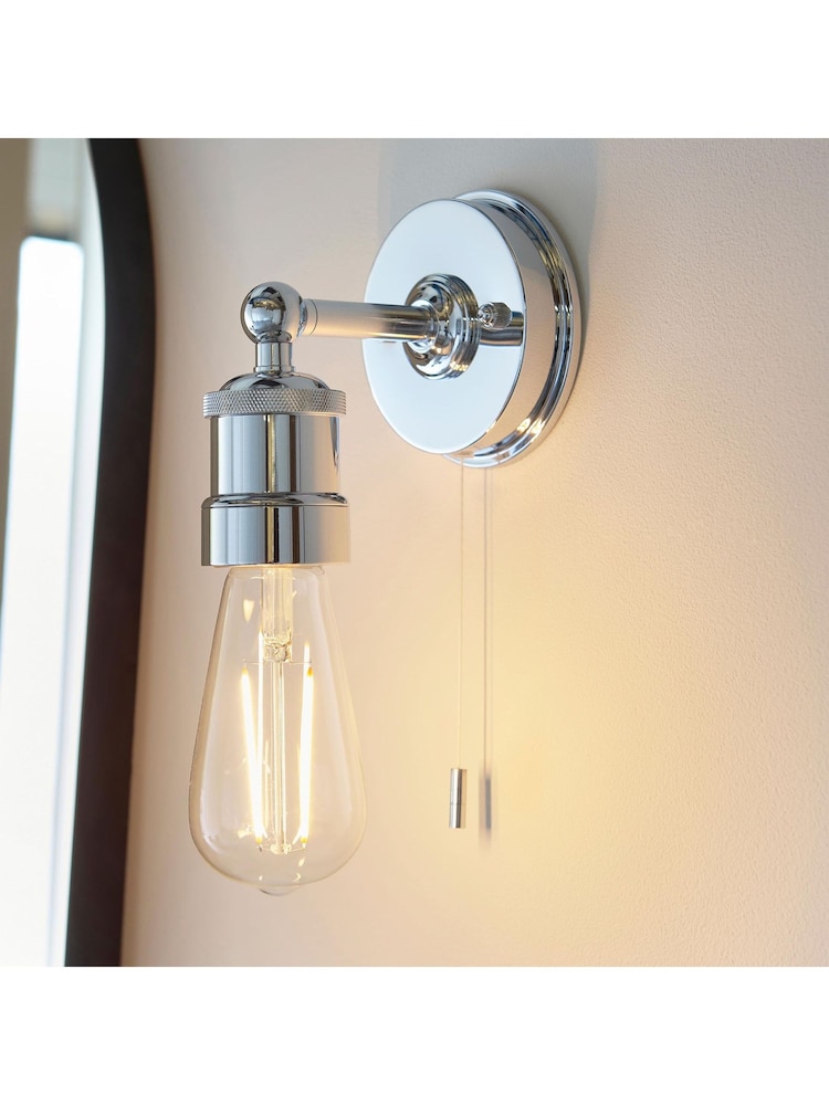 Gallery Home Chrome Miller Wall Light - Image 1 of 6