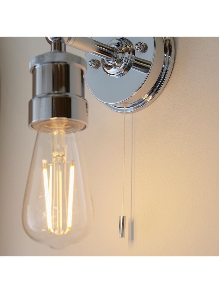 Gallery Home Chrome Miller Wall Light - Image 2 of 6