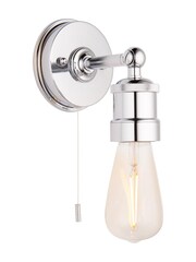 Gallery Home Chrome Miller Wall Light - Image 5 of 6
