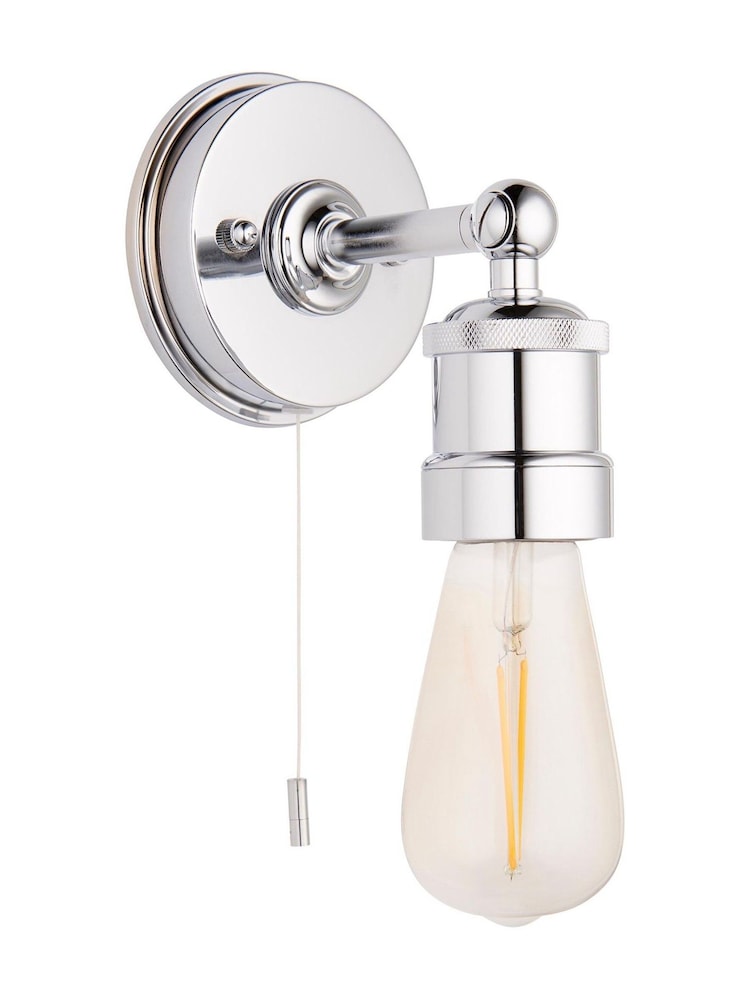 Gallery Home Chrome Miller Wall Light - Image 6 of 6