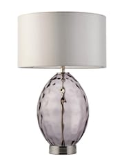 Gallery Home Grey Elin Dimple Table Lamp - Image 5 of 5