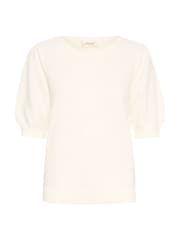 Cream CRSillar 100% Cotton Marshmallow Pullover White Jumper - Image 4 of 5