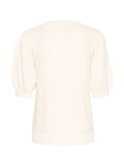 Cream CRSillar 100% Cotton Marshmallow Pullover White Jumper - Image 5 of 5