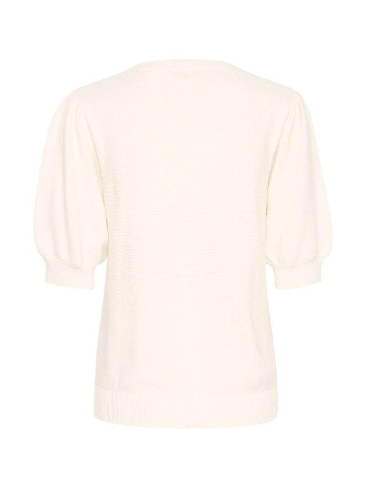 Cream CRSillar 100% Cotton Marshmallow Pullover White Jumper - Image 5 of 5 Cream CRSillar 100% Cotton Marshmallow Pullover White Jumper - Image 5 of 5