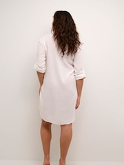 Kaffe KAmilia Shirt White Dress - Image 2 of 6