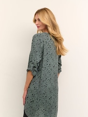 Kaffe Marana Above Knee Length Black Dress - Image 2 of 6