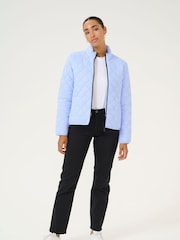 Kaffe Blue KAloreen Padded Jacket - Image 3 of 6