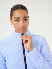Kaffe Blue KAloreen Padded Jacket - Image 4 of 6