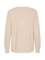 Cream Loose Fit Natural 100% Cotton Knitwear Jumper - Image 6 of 6