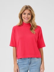 Kaffe Loose Fit Red KAlizza Jumper - Image 1 of 6
