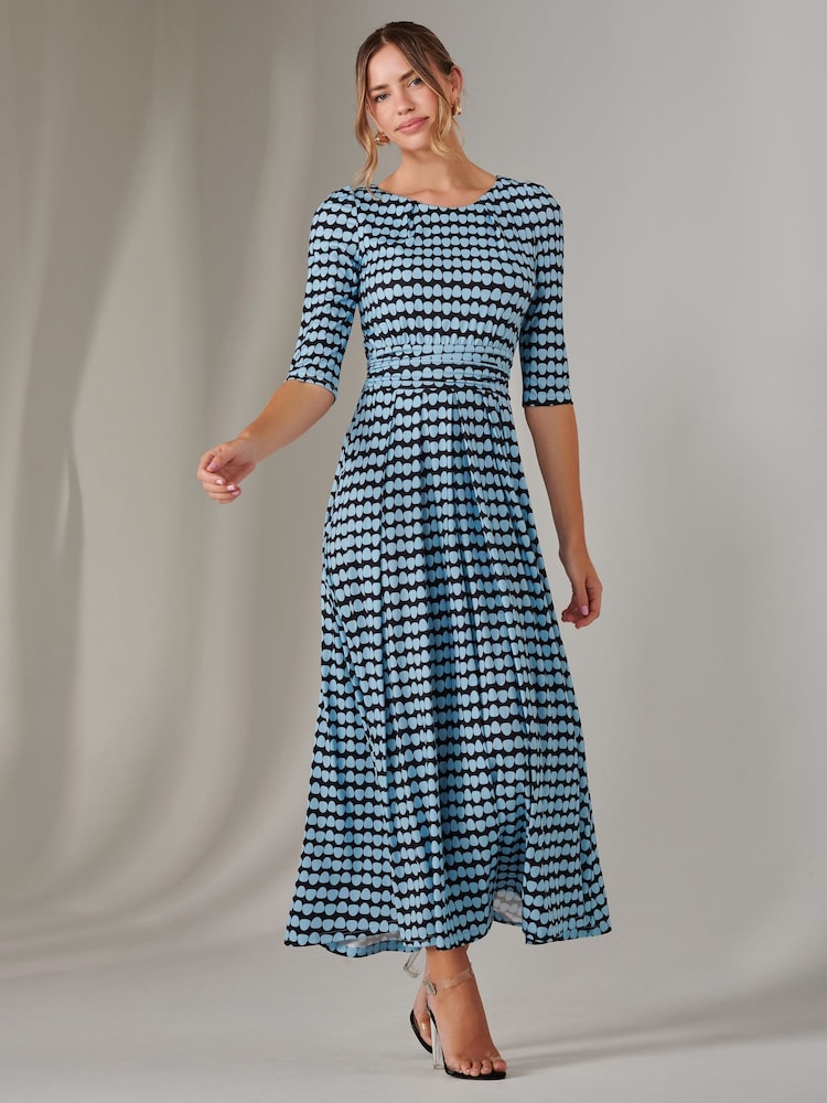 Azul oscuro - Jolie Moi Enya 3/4 Sleeve Jersey Midaxi Dress - Imagen 1 de 6 Azul oscuro - Jolie Moi Enya 3/4 Sleeve Jersey Midaxi Dress - Imagen 1 de 6
