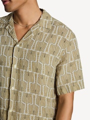 Frescobol Carioca Cream Roberto Palmeira Printed Shirt - Image 3 of 5