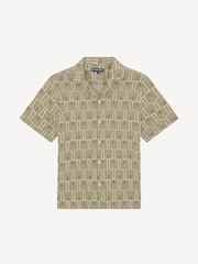 Frescobol Carioca Cream Roberto Palmeira Printed Shirt - Image 4 of 5